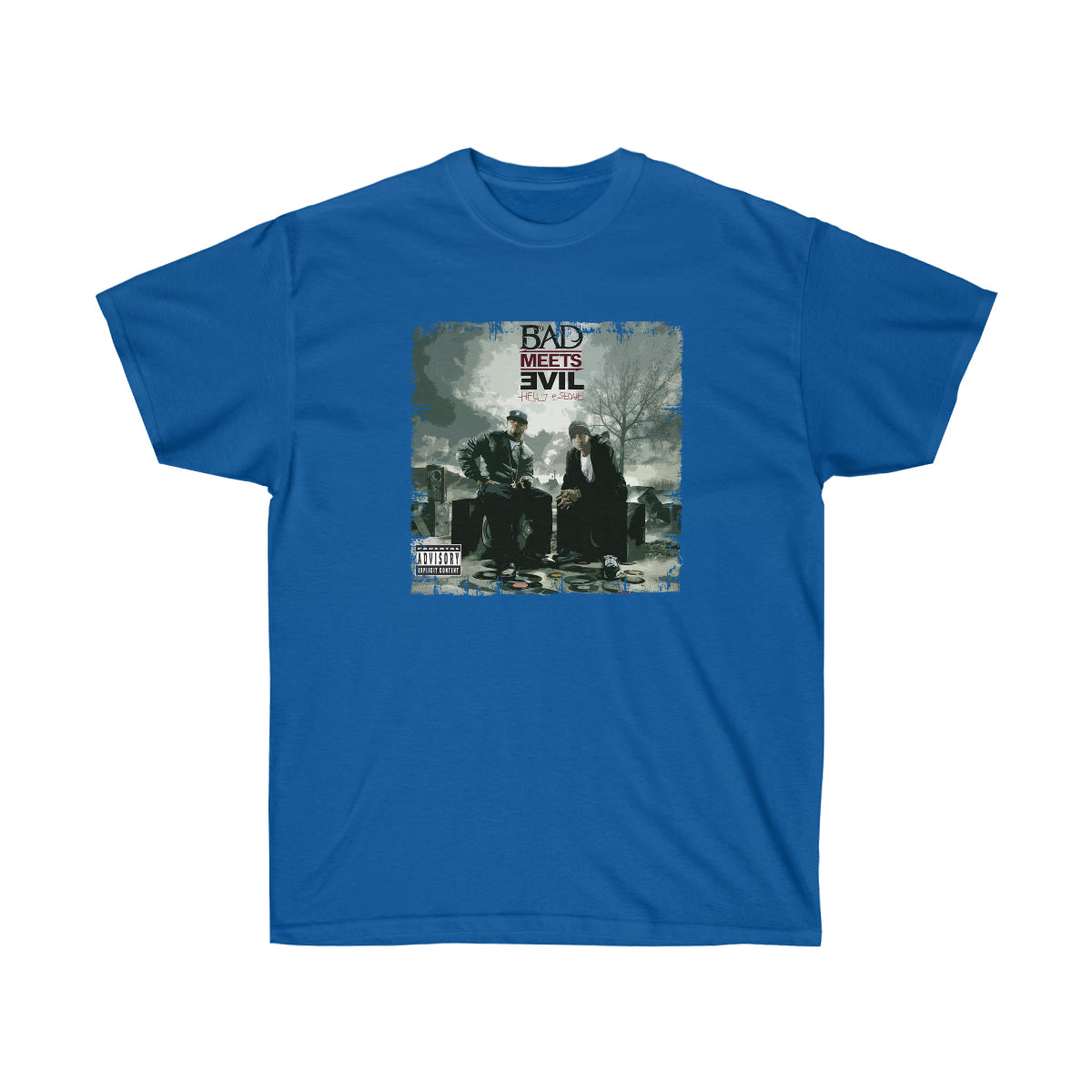 Bad Meets Evil Men T-Shirt - Royal, L image