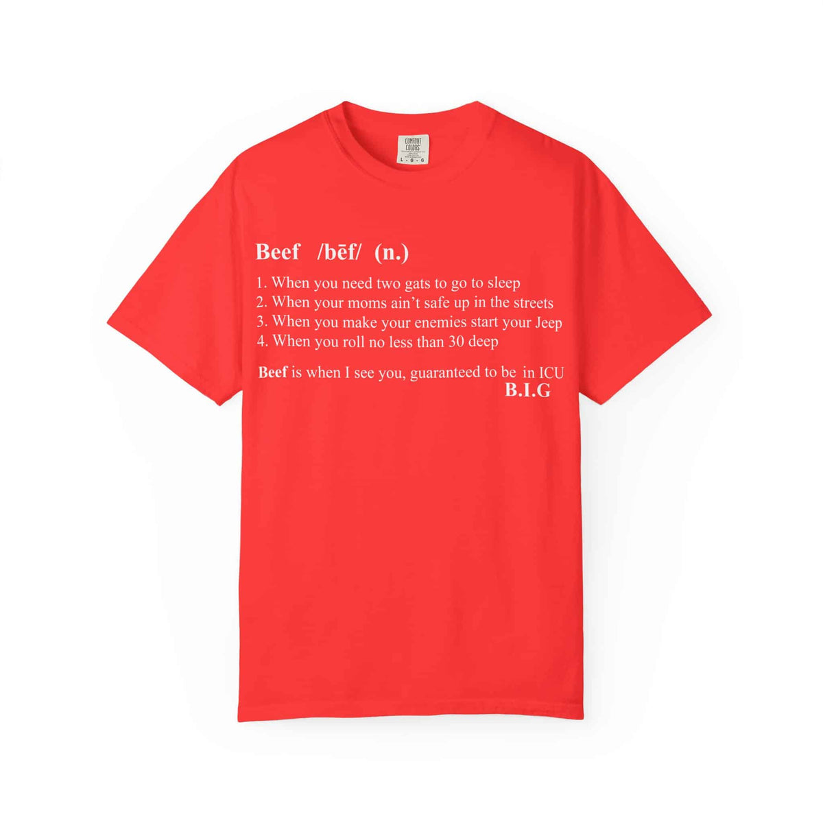 Beef Definition Unisex Garment-Dyed T-shirt image 36