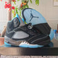AJ 5 Black UNC/ Black Carolina Shoes Sneakers - nk0004731 image 4