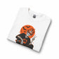 Retro Skater Skeleton Halloween Long Sleeve T-Shirt image 6