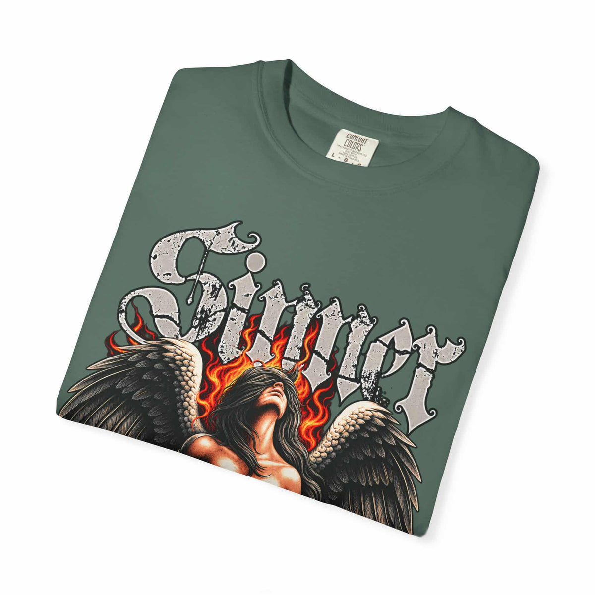 Sinner’s Flame Unisex Garment-Dyed T-shirt image 93