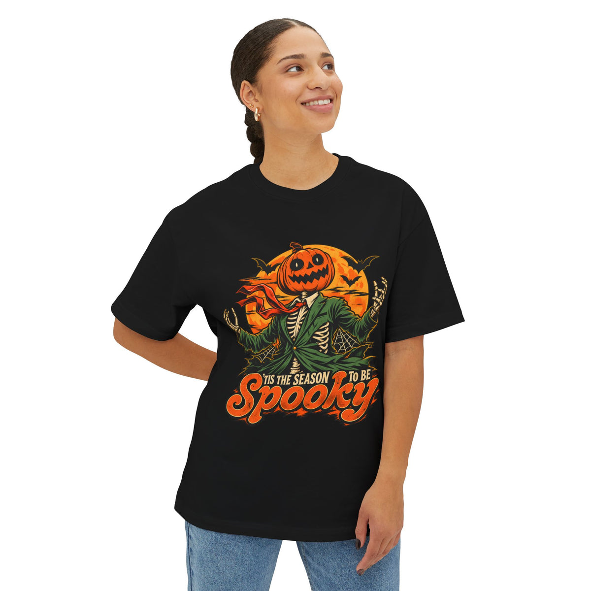 Spooky Season Unisex Oversized Boxy Tee image 2