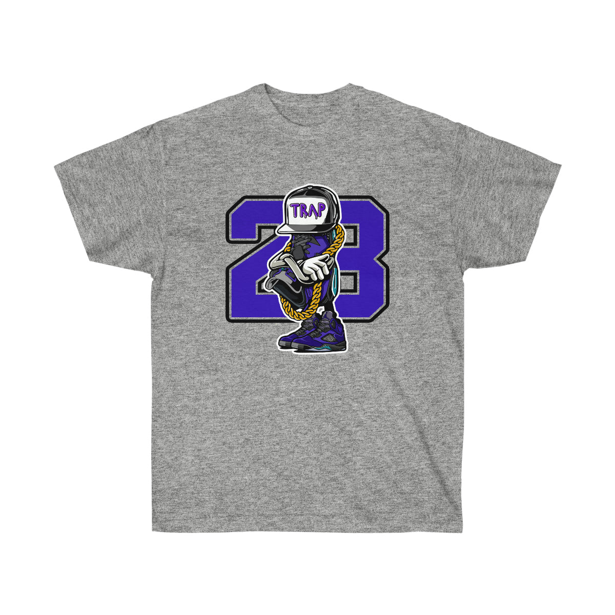 Trap Life JD 23 Men T-Shirt - Sport Grey, XL image