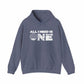 ALL_I_NEED_IS Hooded Sweatshirt - 2XL, Heather Navy image