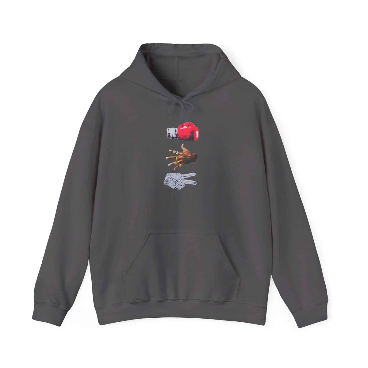 Rap Is My Life Hooded Sweatshirt - S, Charcoal image