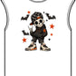 Boy Skeleton Halloween Unisex Garment-Dyed Muscle Tee image