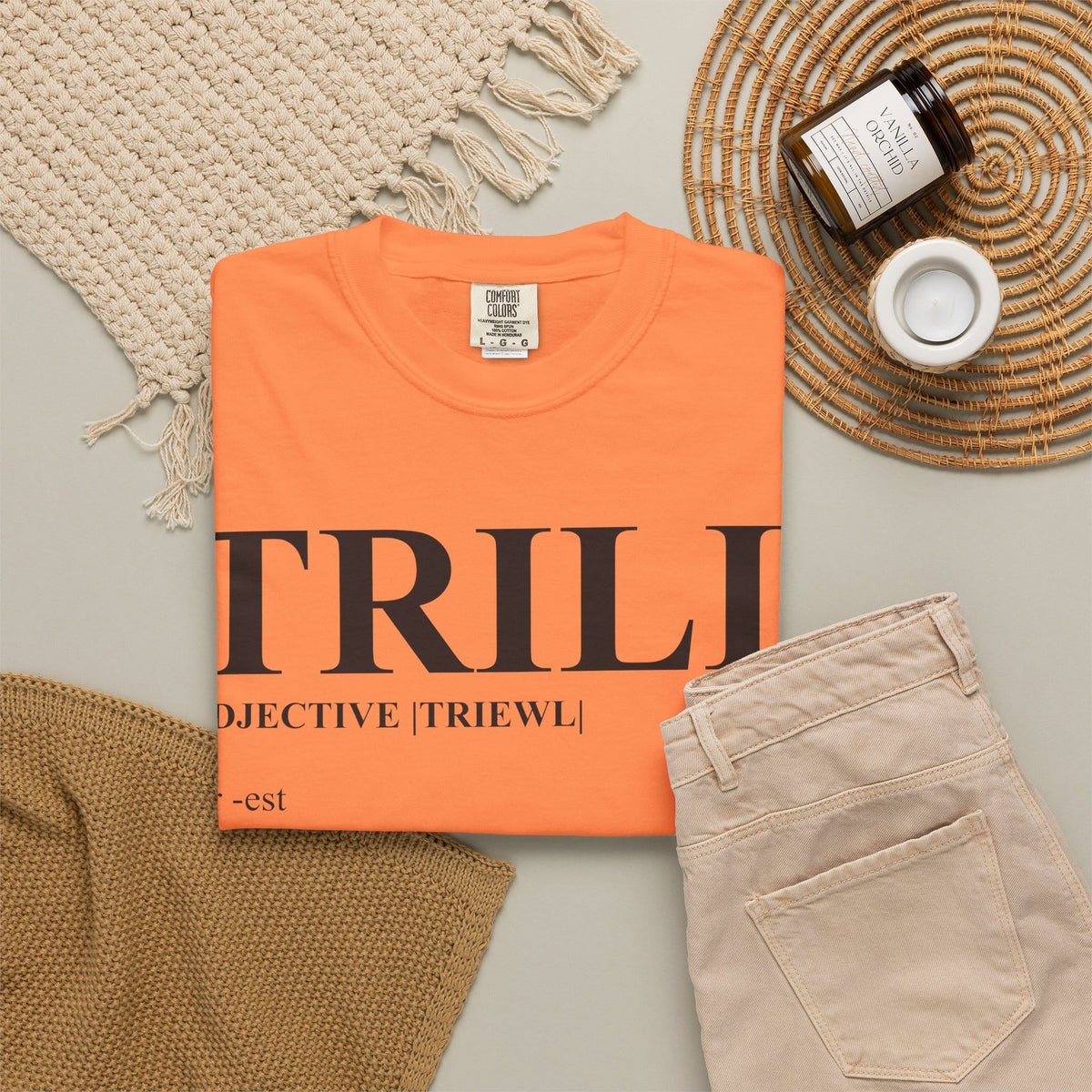 Trill Definition Unisex Garment-Dyed T-shirt image 7