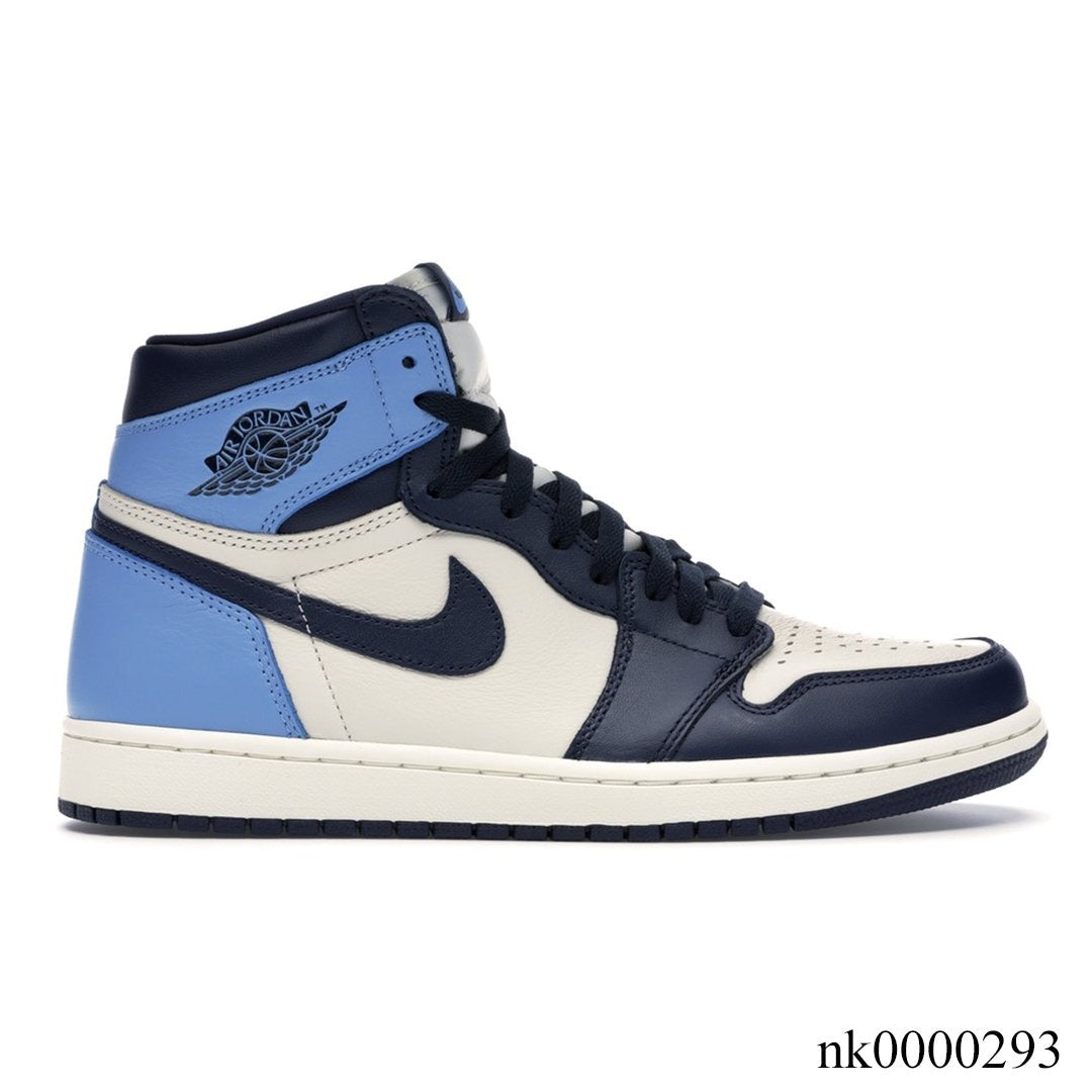 AJ 1 Retro High Obsidian UNC Shoes Sneakers - nk0000293 image 0