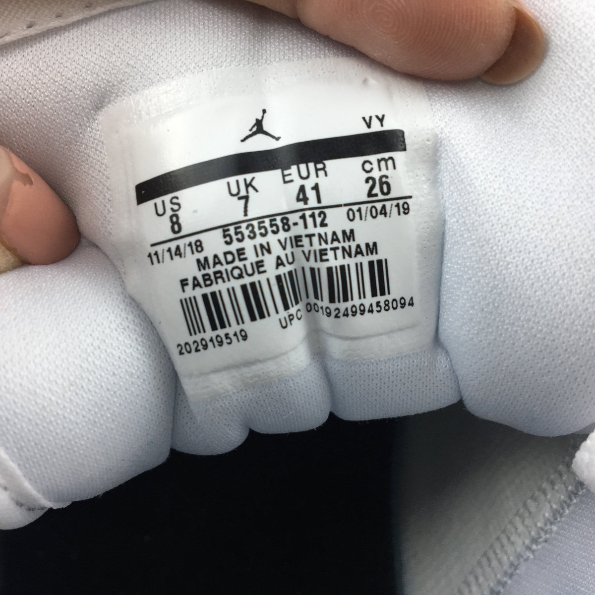 AJ 1 Low Triple White (2019) Shoes Sneakers - nk0000265 image 27