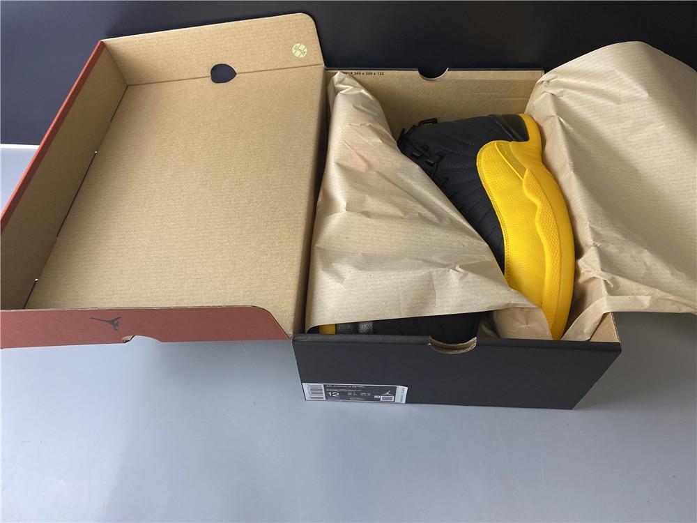 AJ 12 Retro Black University Gold Shoes Sneakers - nk0000758 image 16