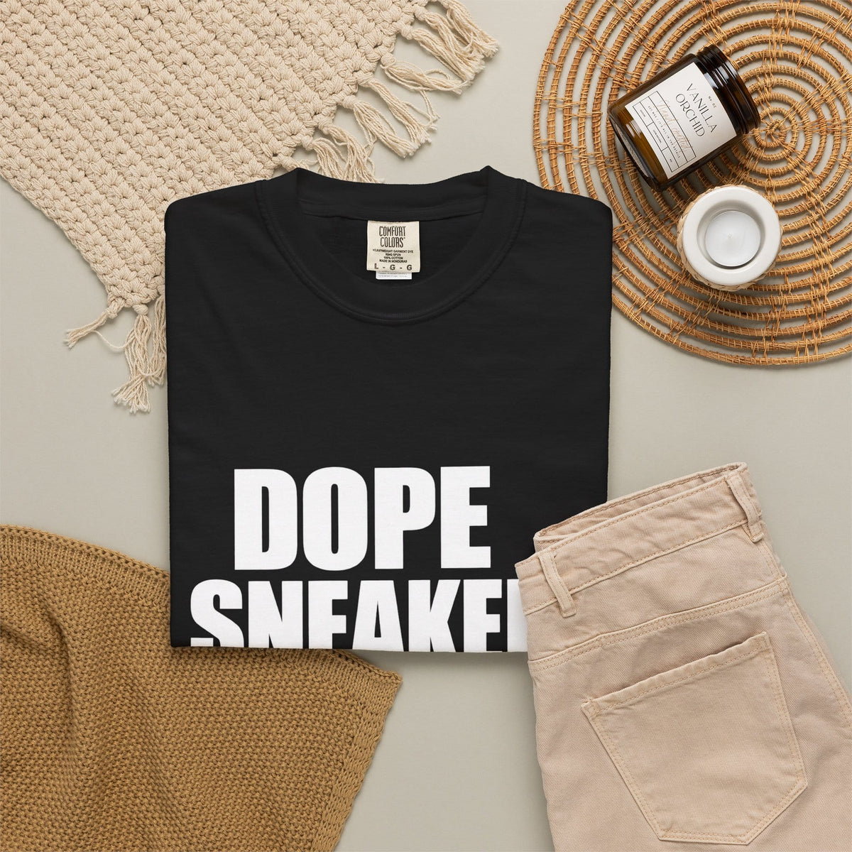 Graphic Print  Unisex Garment-Dyed T-shirt - POD0036 image 3