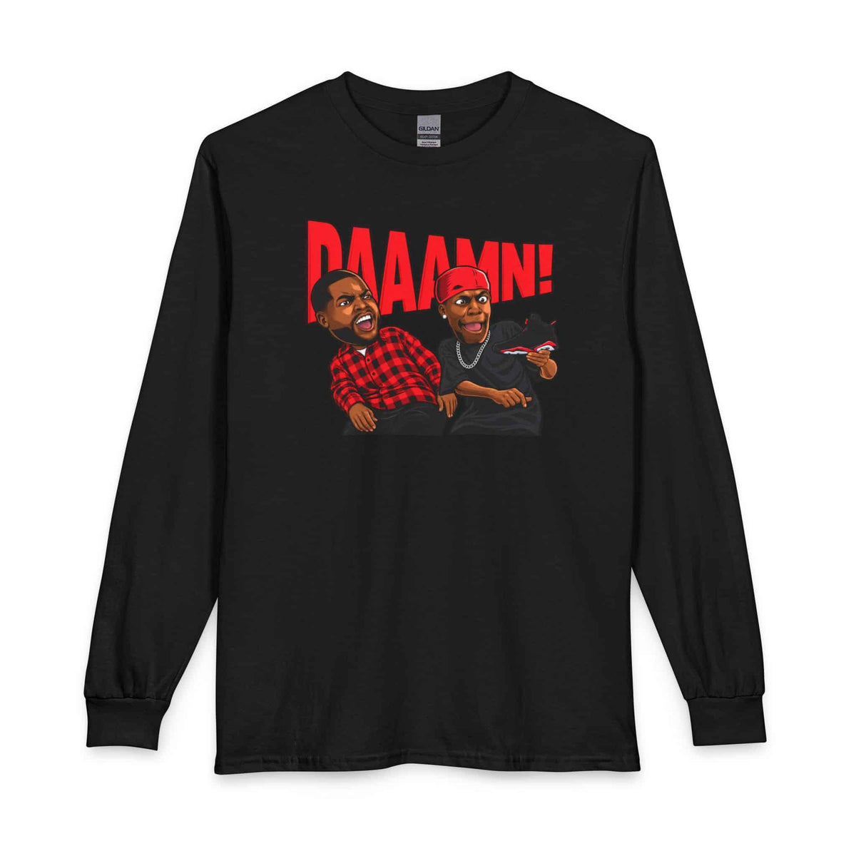 Graphic Print Long Sleeve T-Shirt - POD0035 image