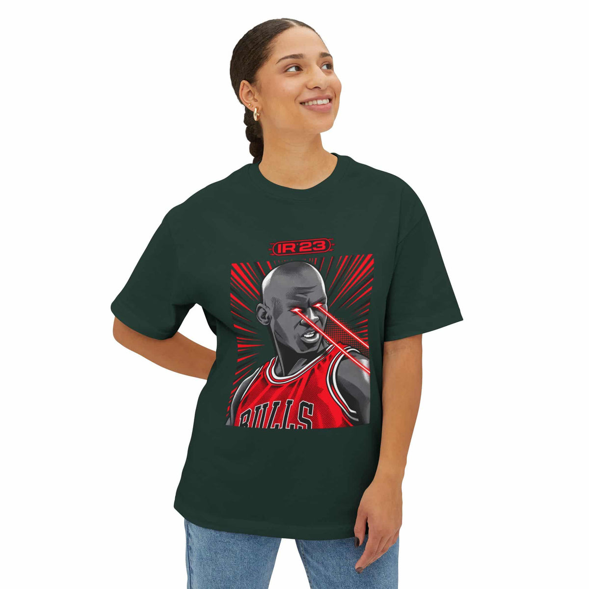 Graphic Print Unisex Oversized Boxy Tee - POD0032 image 23
