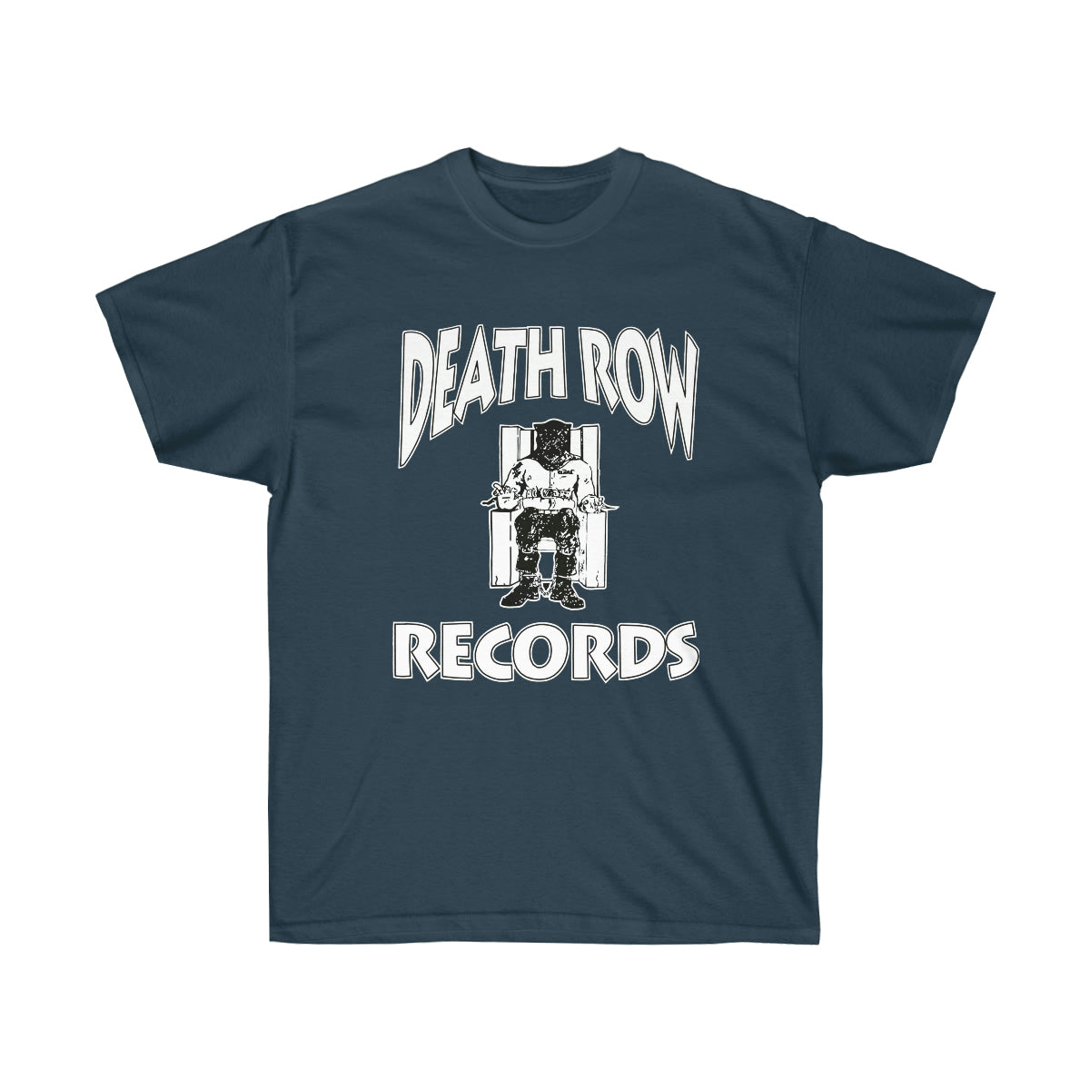 White Death Row Men T-Shirt - Blue Dusk, 3XL image