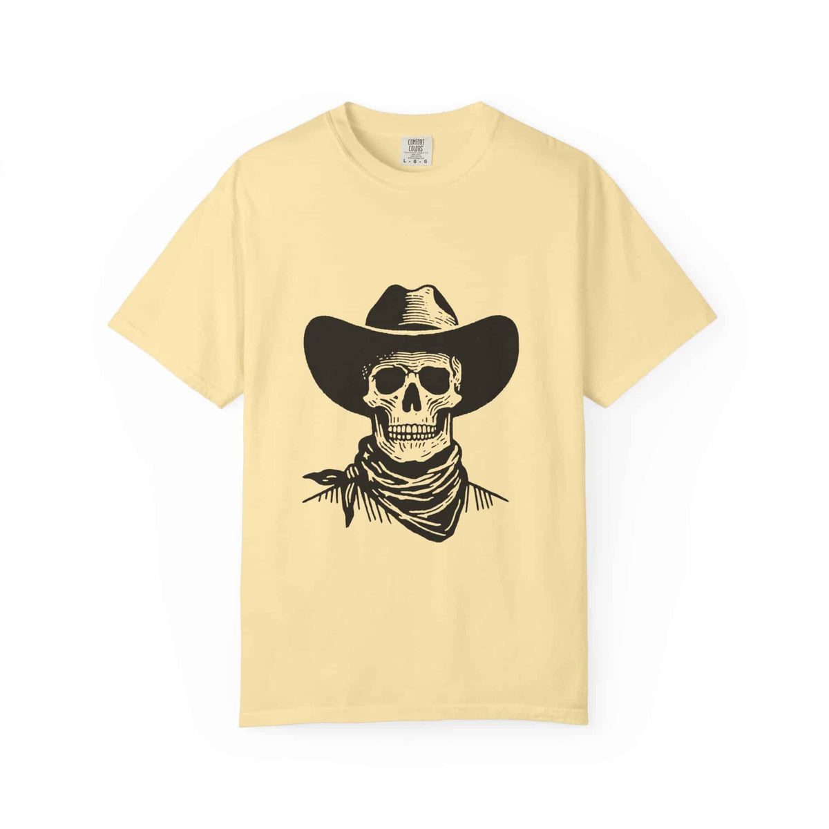 Outlaw Skull Unisex Garment-Dyed T-shirt image 21