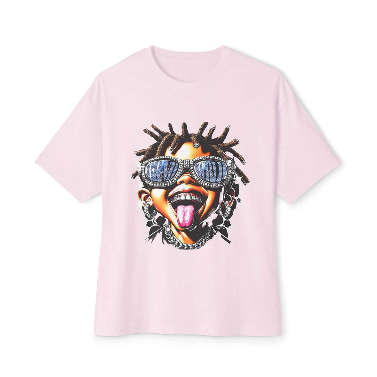 Diamond Drip Unisex Oversized Boxy Tee image 5