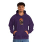 Retro Skater Skeleton Halloween Hooded Sweatshirt image 97