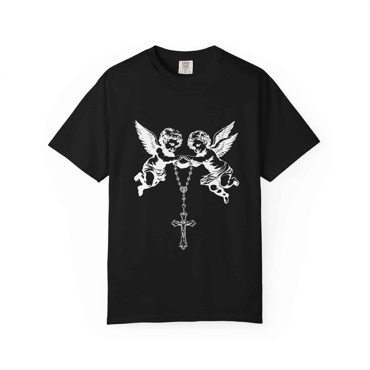 Heavenly Guardians Unisex Garment-Dyed T-shirt image