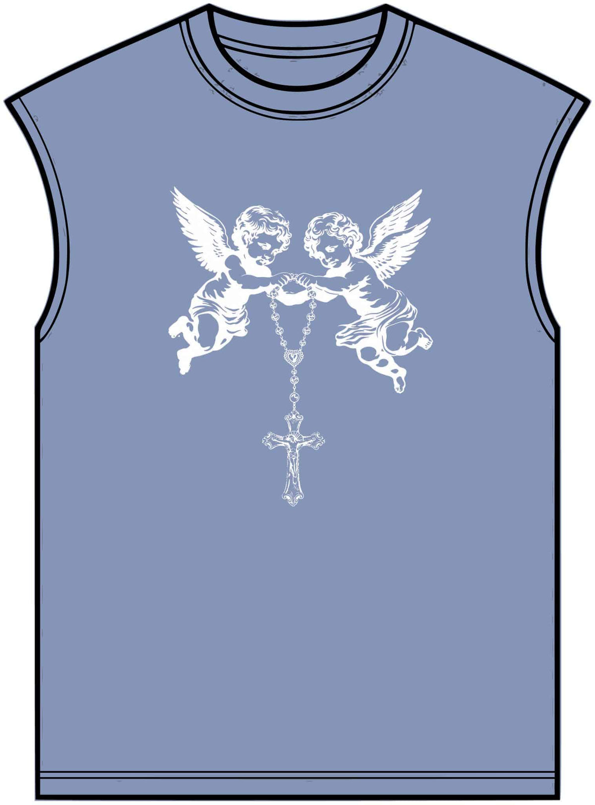 Heavenly Guardians Unisex Garment-Dyed Muscle Tee image 8