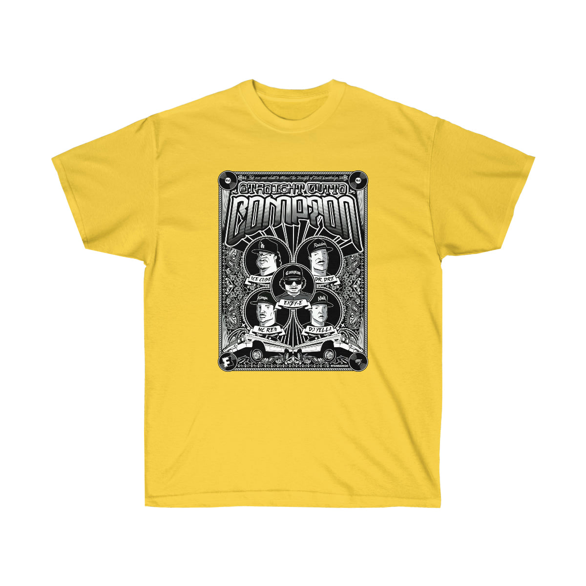 Rap Compton Men T-Shirt - Daisy, M image