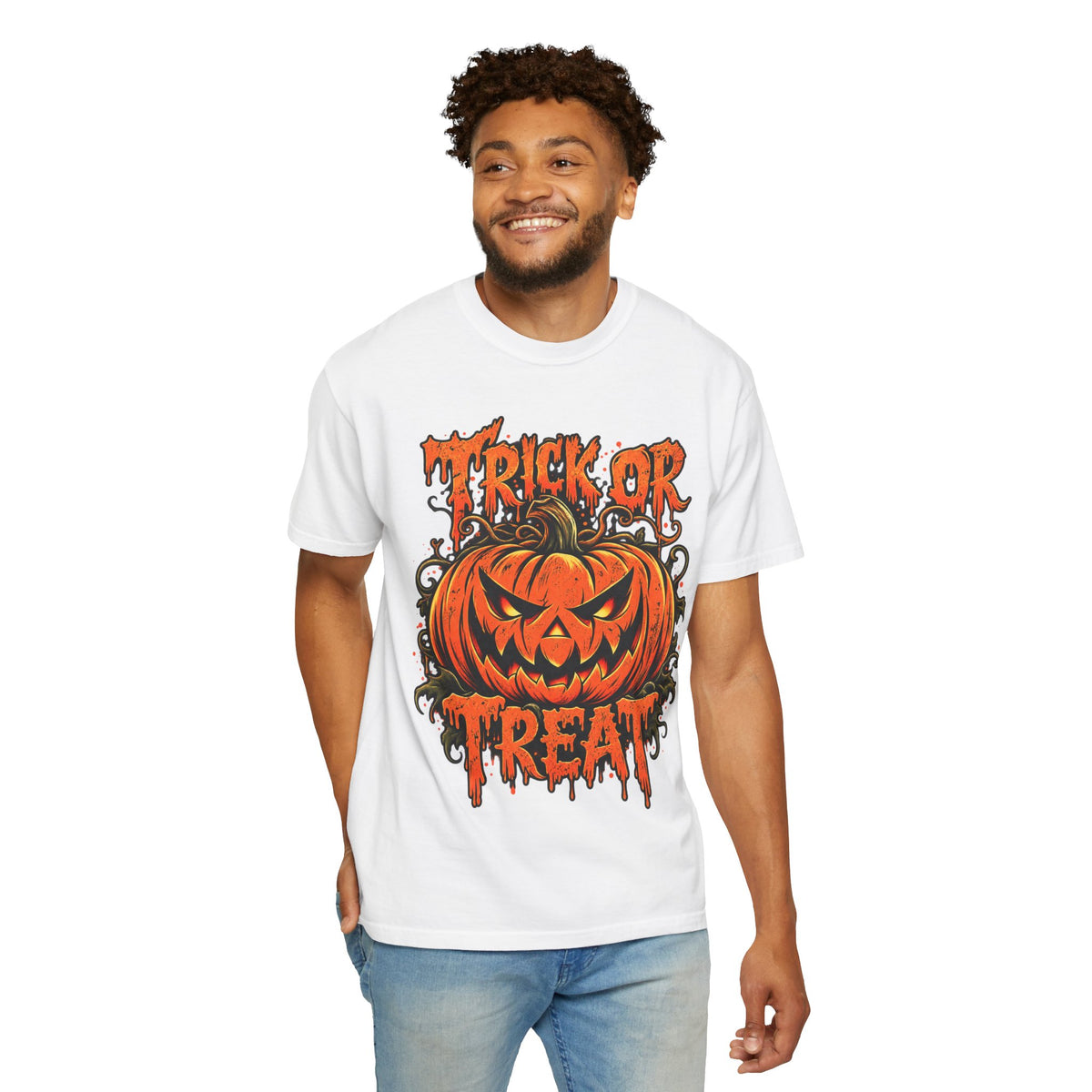 Trick or Treat Unisex Garment-Dyed T-shirt image 10