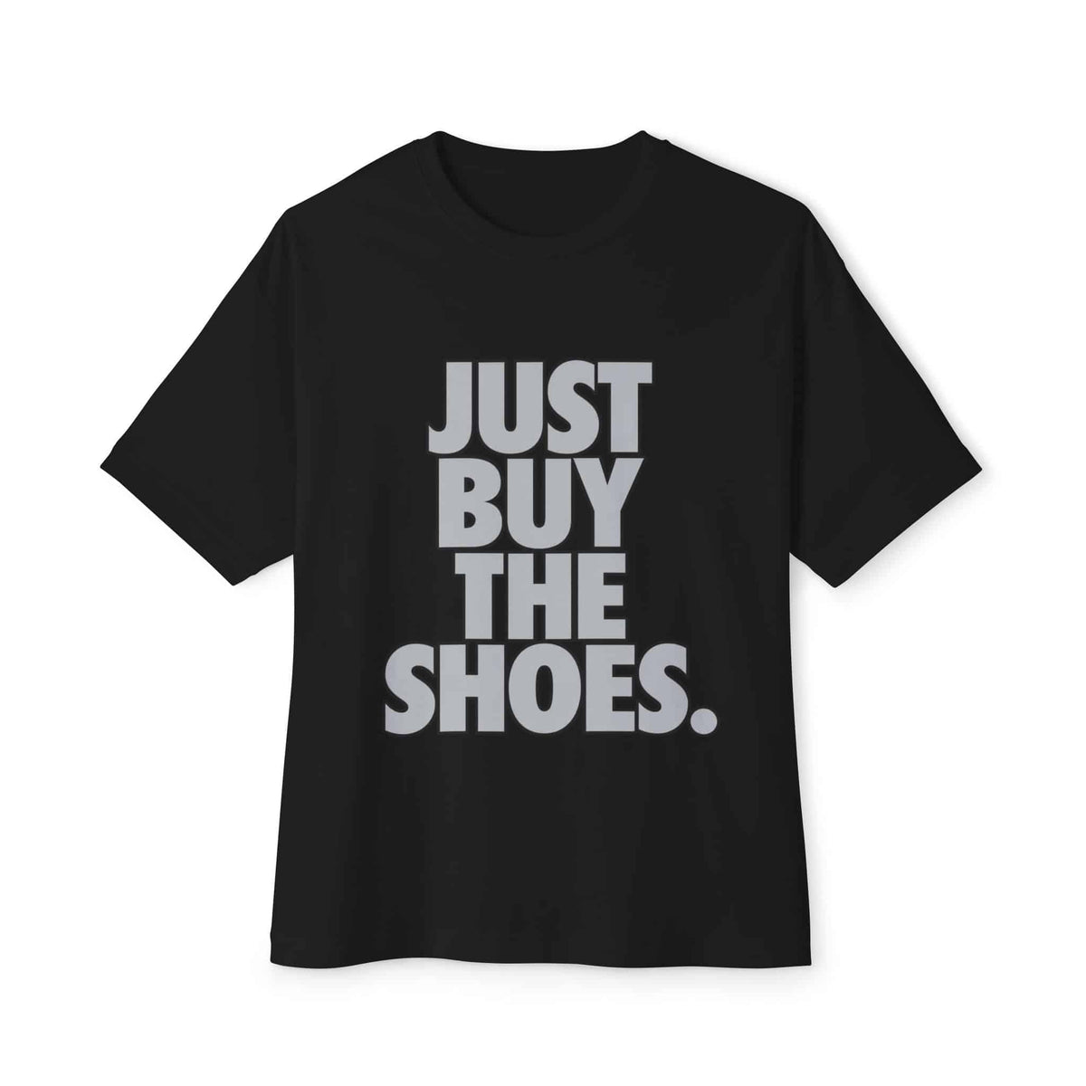 Graphic Print Unisex Oversized Boxy Tee – POD0033 - Black, 3XL image