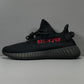 YzY Boost 350 V2 Black Red Shoes Sneakers - ad0000012 image 13