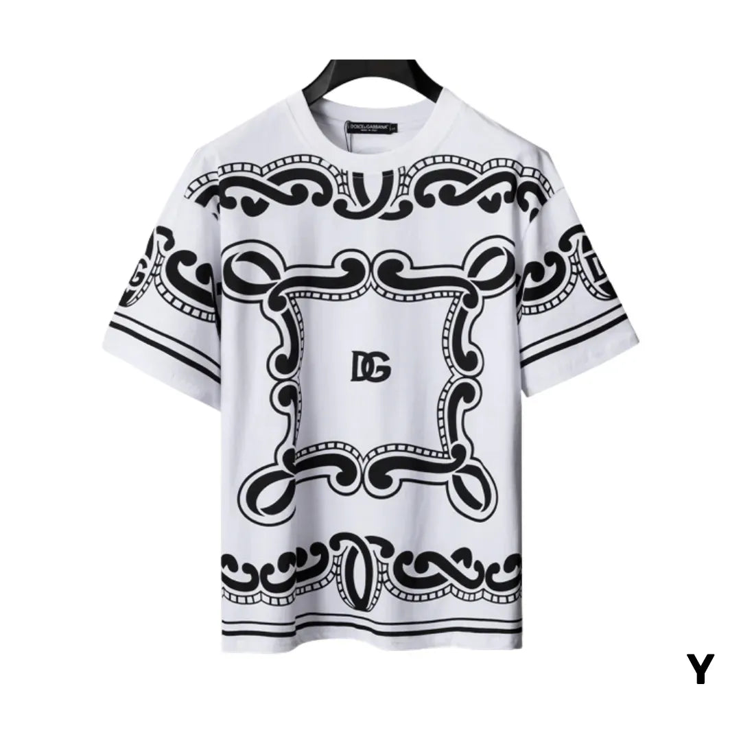 D&G Bandanna Print T-shirt in White - 106 - dng0000106 - XXXL image