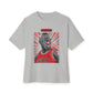 Graphic Print Unisex Oversized Boxy Tee - POD0032 - Athletic Heather, L image