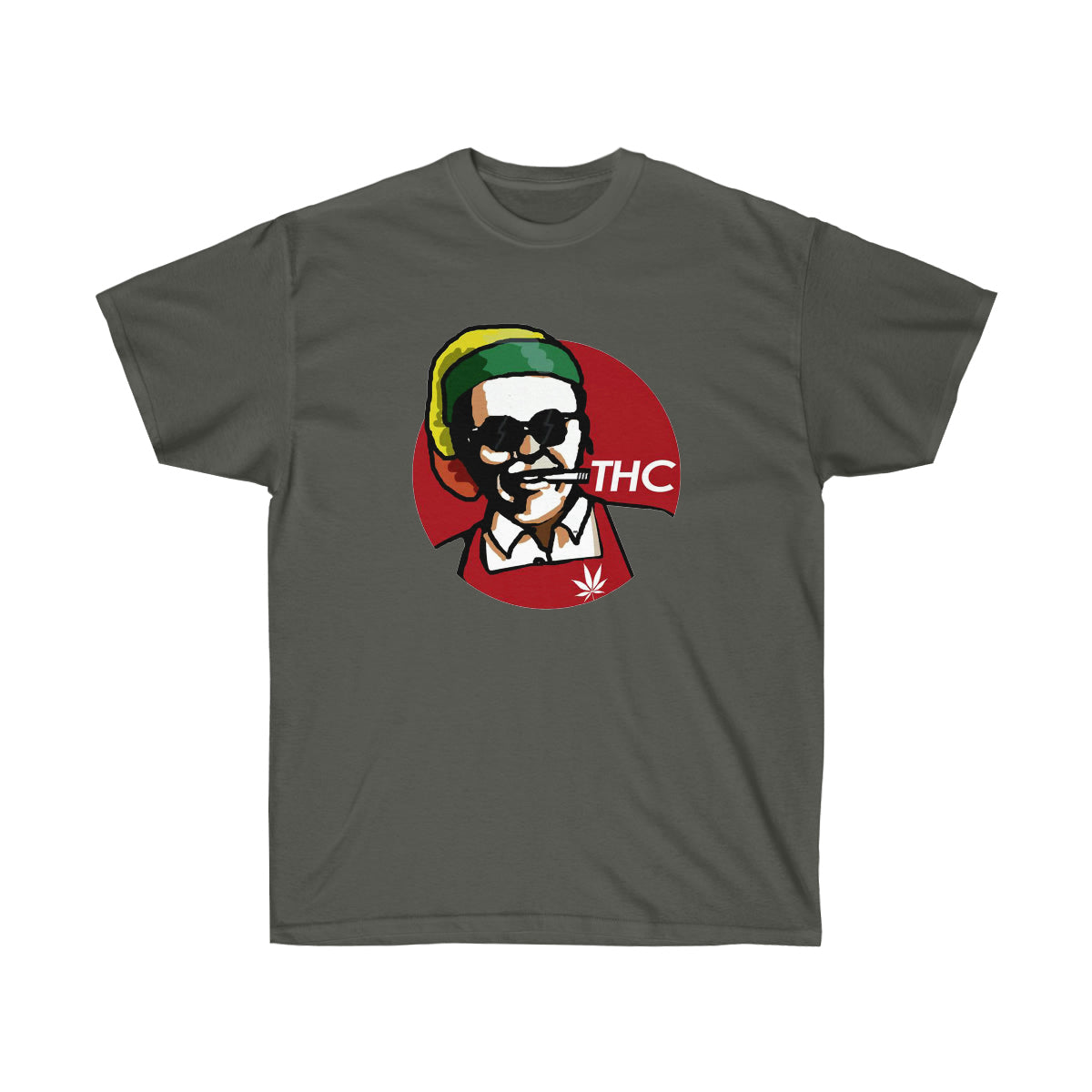 THC Red King Men T-Shirt - Charcoal, XL image