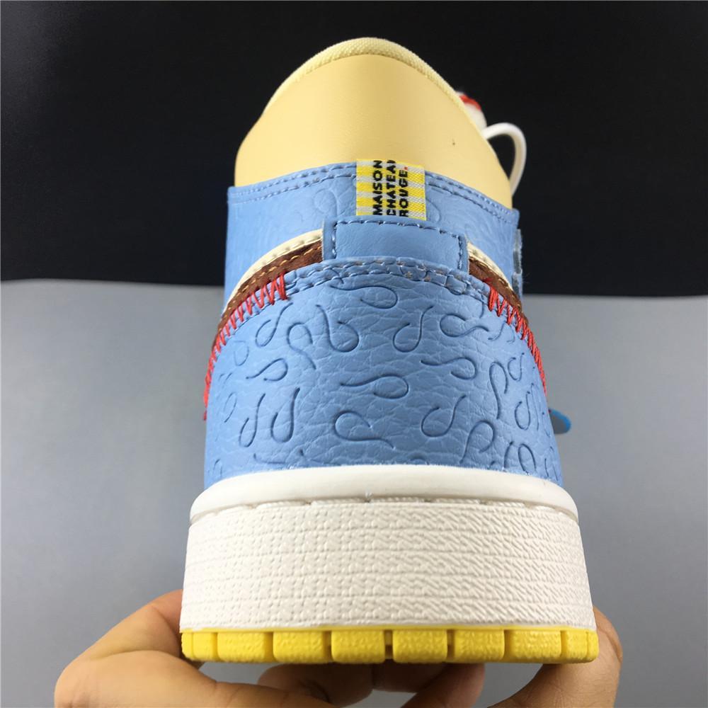 AJ 1 Mid SE Fearless Maison Chateau Rouge Shoes Sneakers - nk0000212 image 11