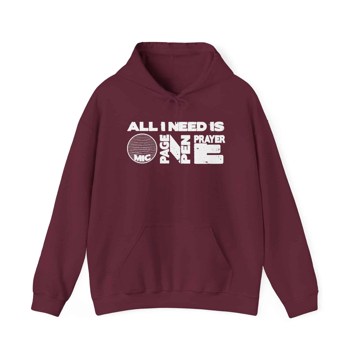 ALL_I_NEED_IS Unisex Heavy Blend™ Hooded Sweatshirt - 3XL, Maroon image