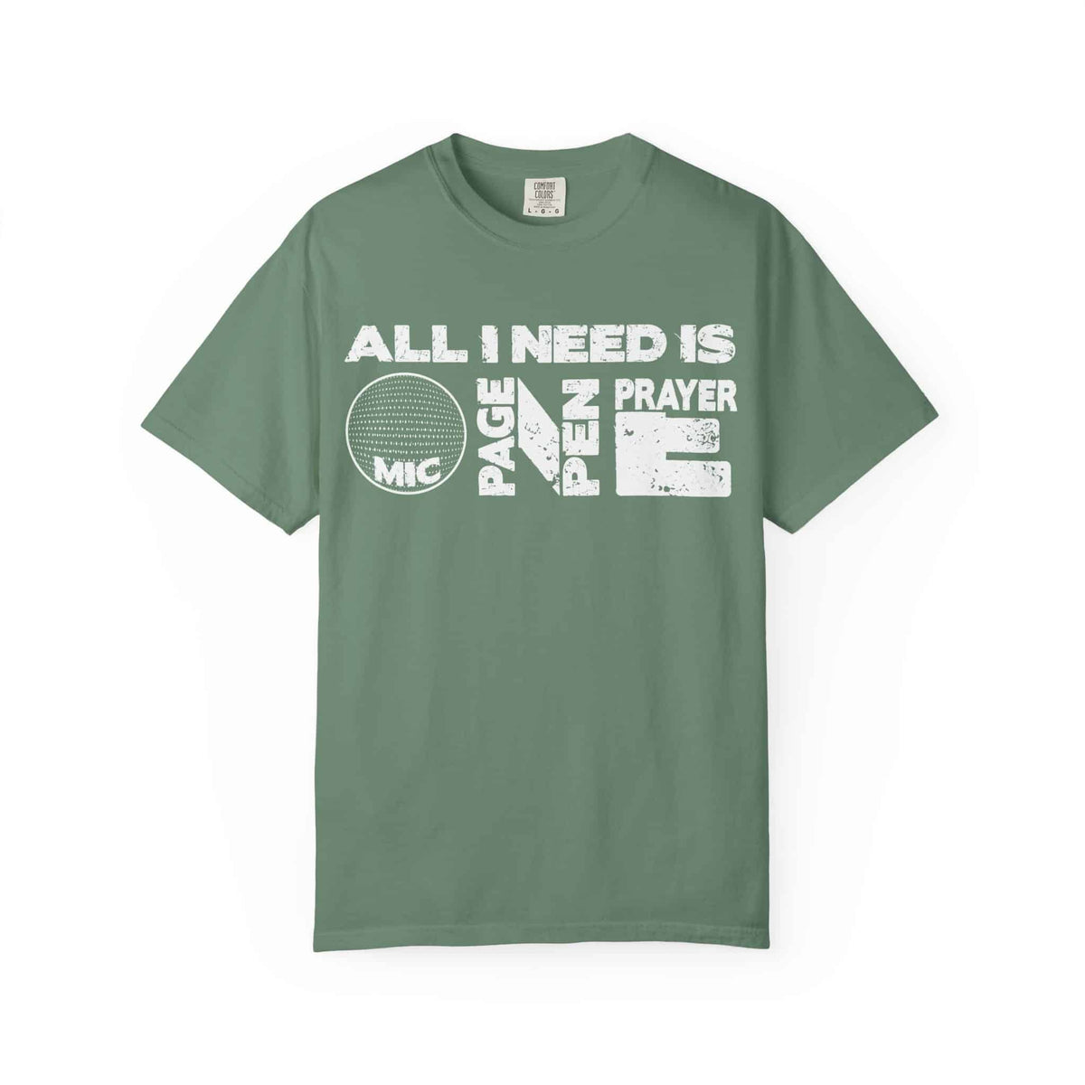 ALL_I_NEED_IS Unisex Garment-Dyed T-shirt image 24