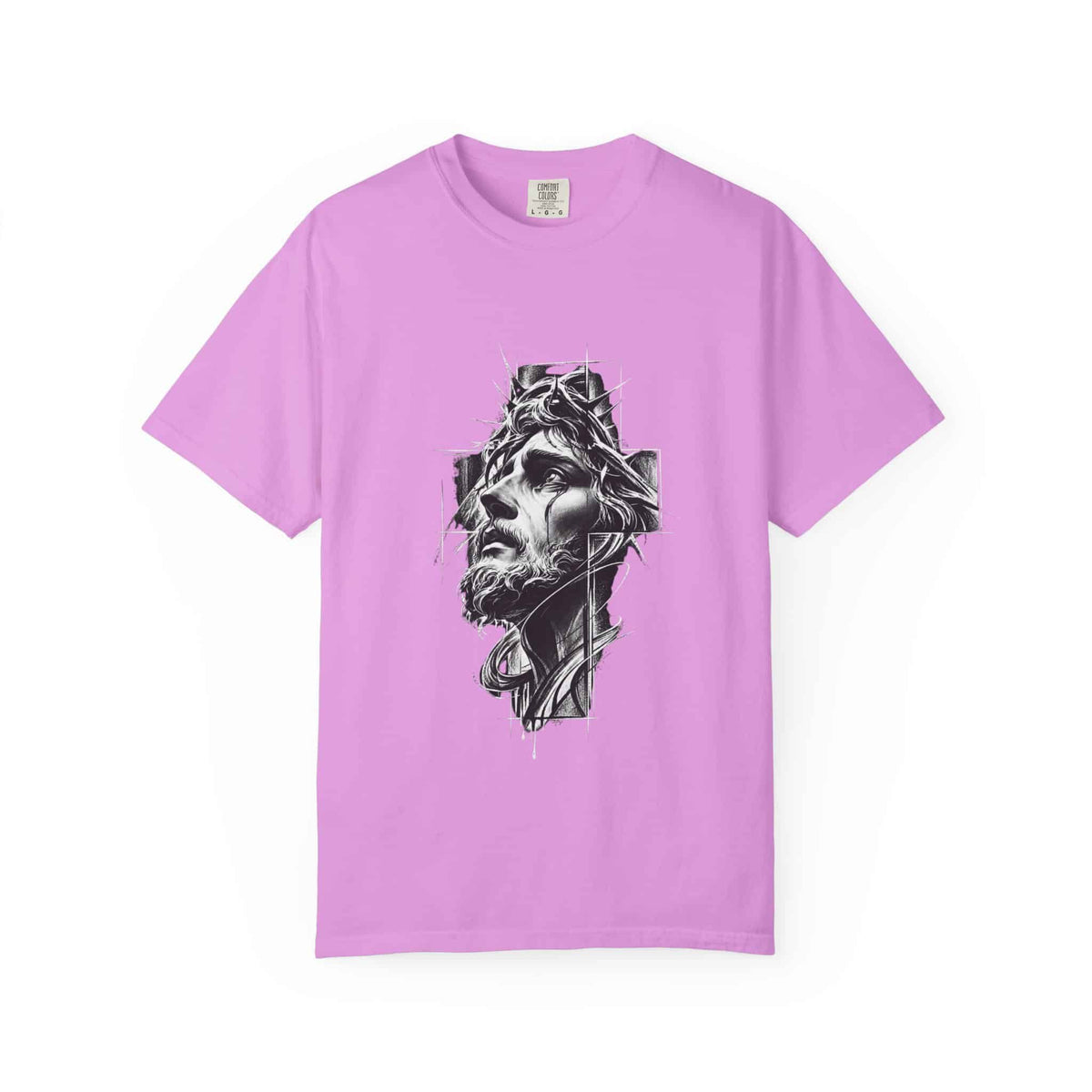 Crown of Faith 2 Unisex Garment-Dyed T-shirt image