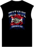 Graphic Print Unisex Garment-Dyed Muscle Tee – POD0037 image 0