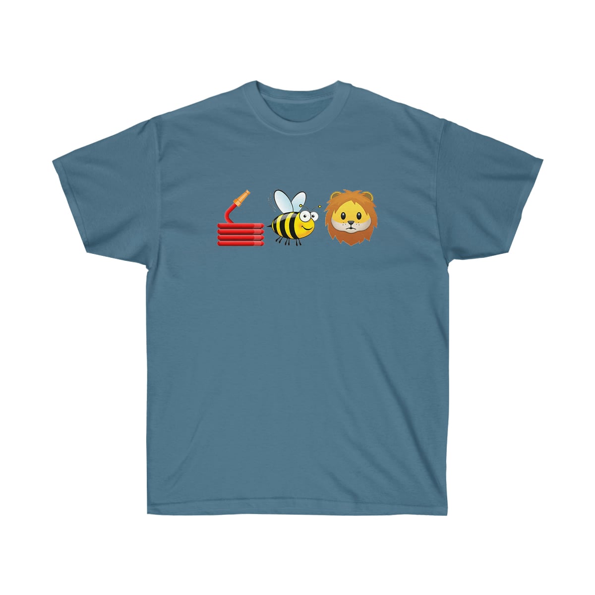 Hose bee lion Men T-Shirt - Indigo Blue, XL image