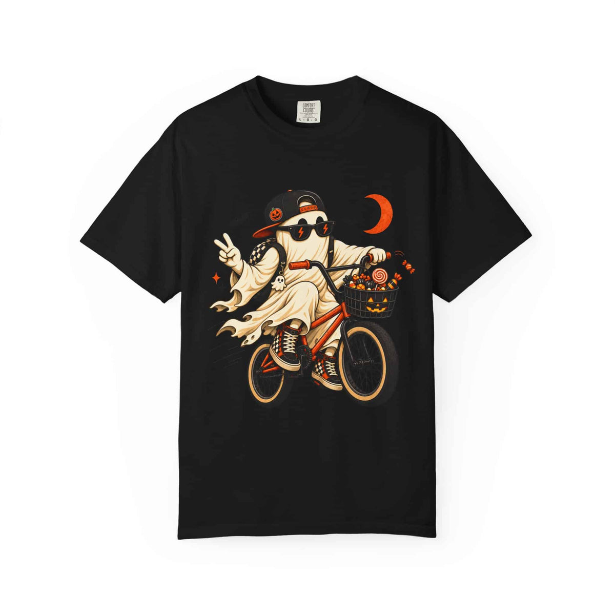 Gangster Mask Unisex Garment-Dyed T-shirt image