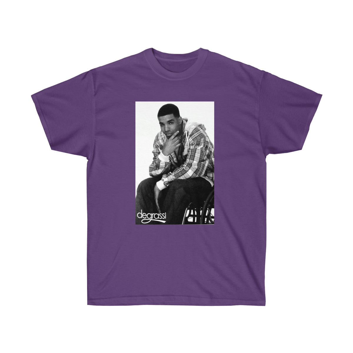 Rap Drake Degrassi Men T-Shirt - Purple, XL image