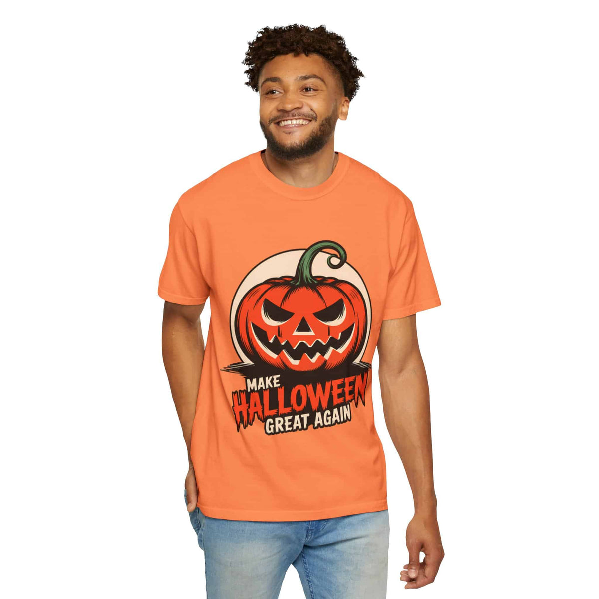 Make Halloween Great Again Unisex Garment-Dyed T-shirt image 22