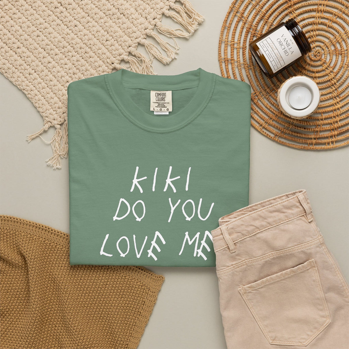Kiki Loves Me Unisex Garment-Dyed T-shirt image 27