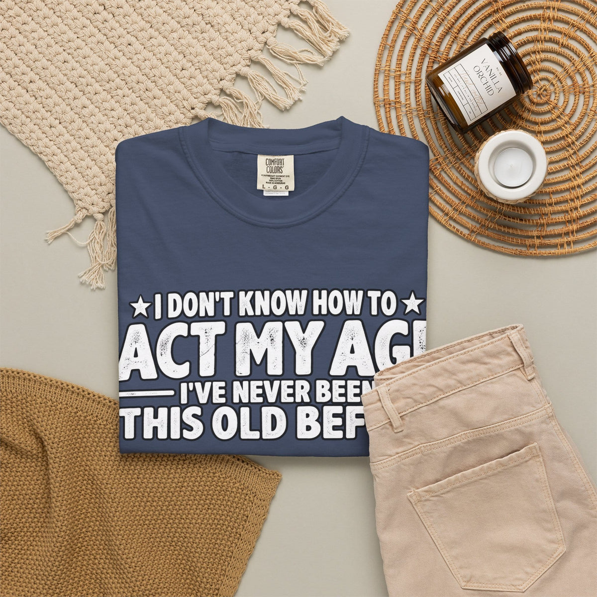 Graphic Print Unisex Garment-Dyed T-shirt – POD0034 image 47