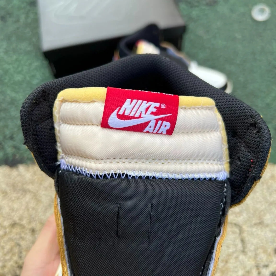 Fragment x Union LA x AJ 1 High OG Varsity Red Shoes Sneakers – nk0004749 image 9