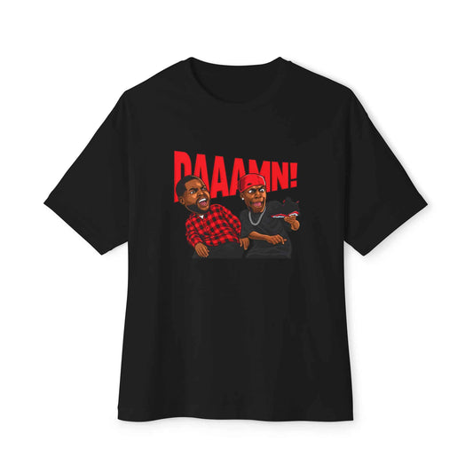 Graphic Print Unisex Oversized Boxy Tee – POD0035 image 0