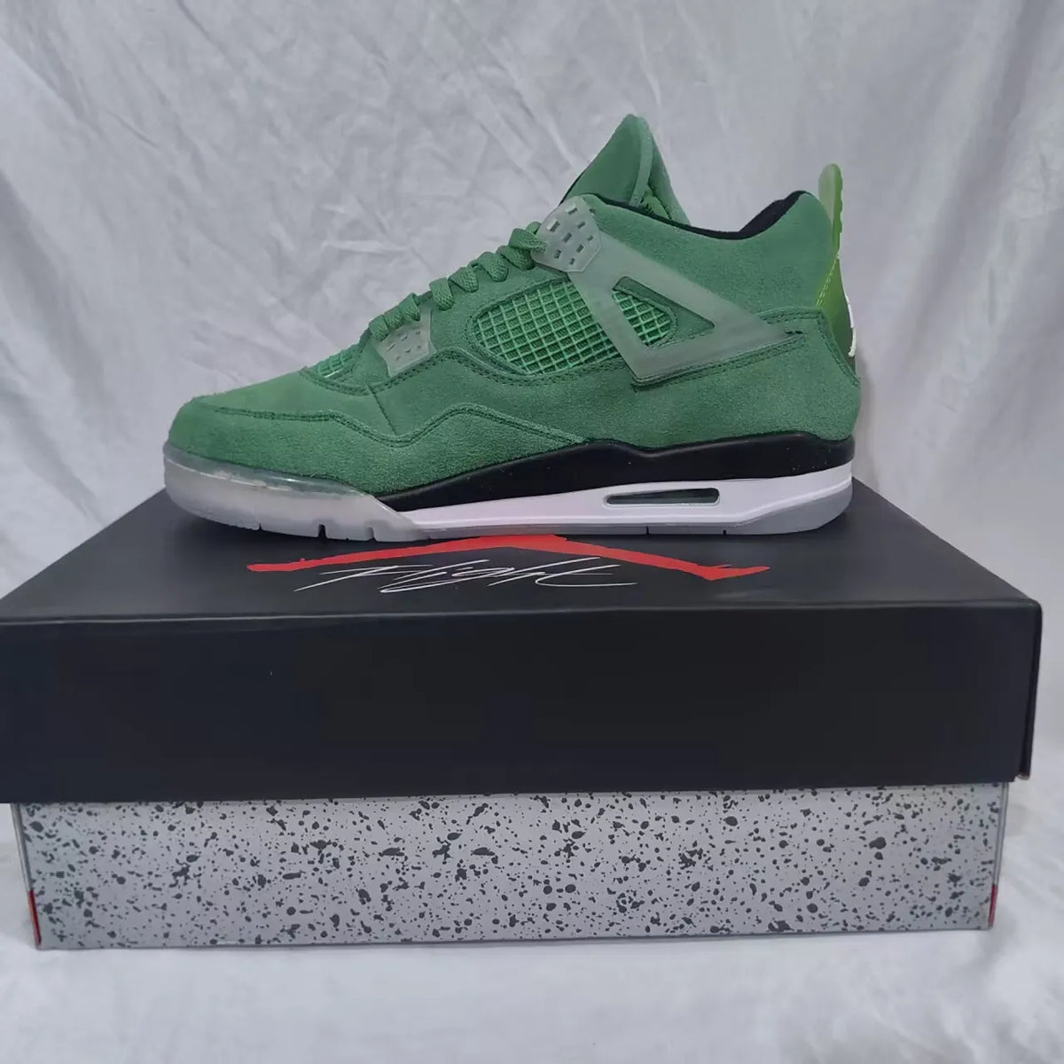 AJ 4 Wahlburgers PE Shoes Sneakers – nk0004106 image 8