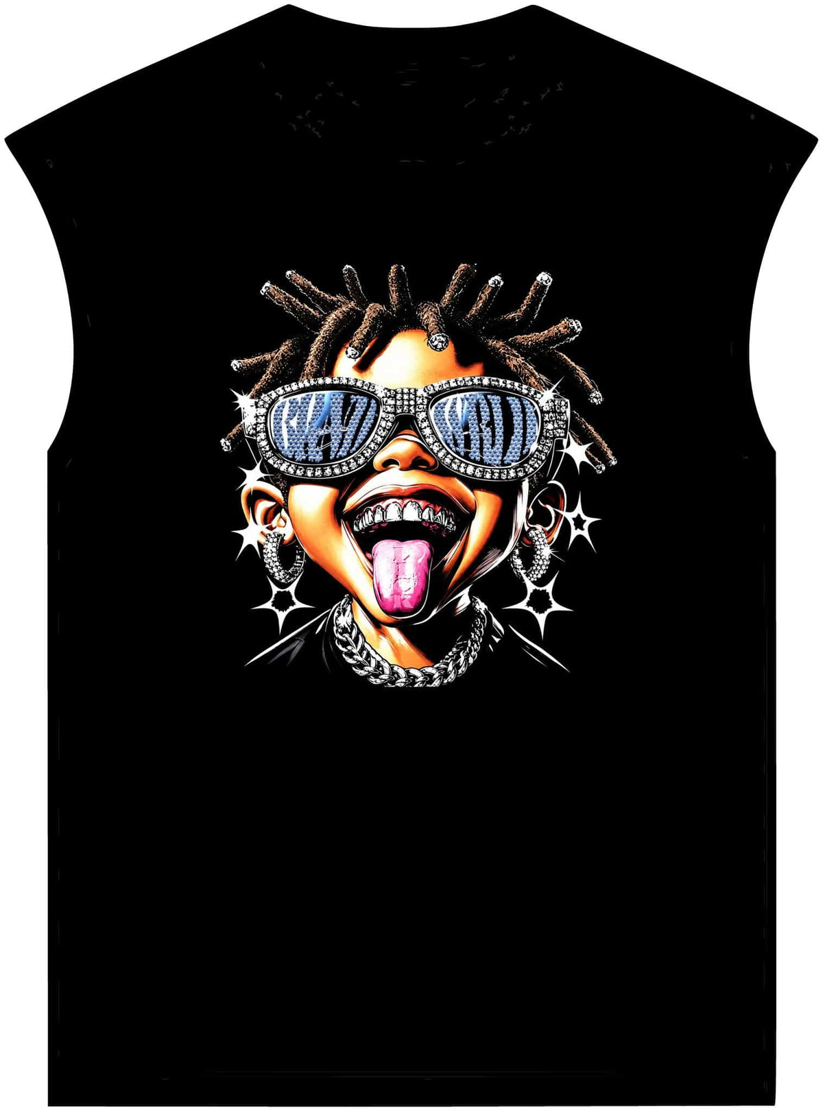 Diamond Drip Unisex Garment-Dyed Muscle Tee image 0