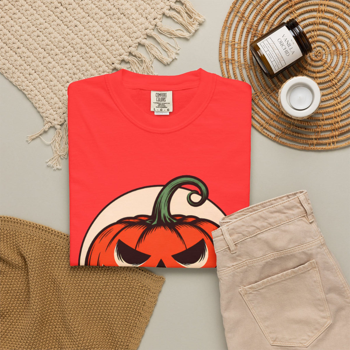 Make Halloween Great Again Unisex Garment-Dyed T-shirt image 97