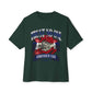 Graphic Print Unisex Oversized Boxy Tee - POD0037 - Forest, 3XL image