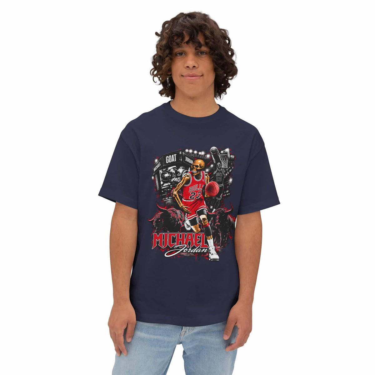 Chicago Legend 23 Unisex Oversized Boxy Tee image 39