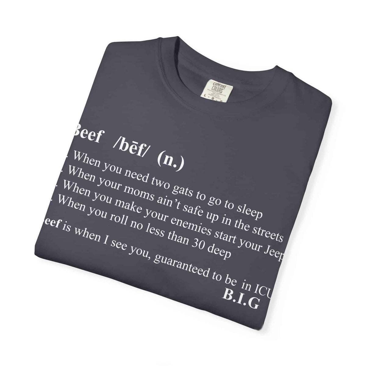 Beef Definition Unisex Garment-Dyed T-shirt image 58