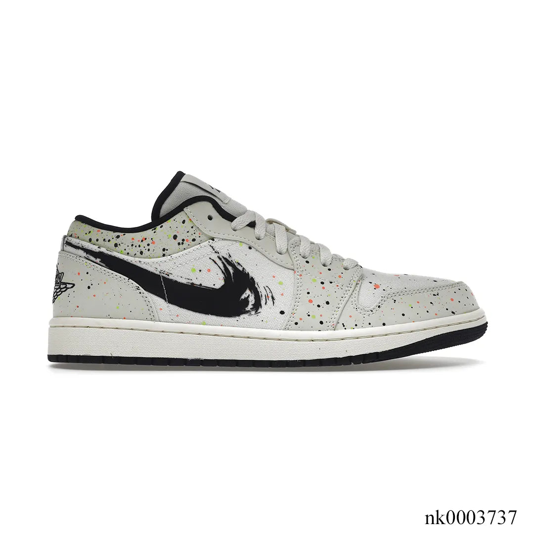 AJ 1 Low Brushstroke Shoes Sneakers - nk0003737 image 2